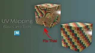 UV Mapping Basics in Maya | Beginner tutorial