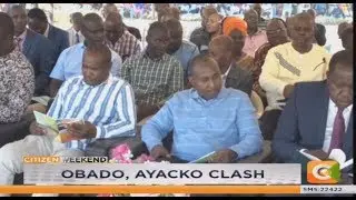Governor Obado, Senator Ayacko clash over collapsing Sony Sugar Company