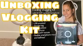 Unboxing ala Mamawoobee (Sunpak Foldable Vlogging kit)