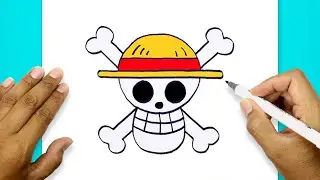 Логотип манги One Piece | Простой урок рисования