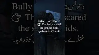 Important Daily English Words You Must Know | Urdu Translation