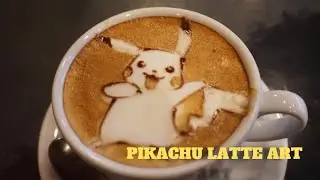 PIKACHU LATTE ART by PAPA Kape Official