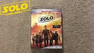 Solo: A Star Wars Story Blu-Ray Unboxing