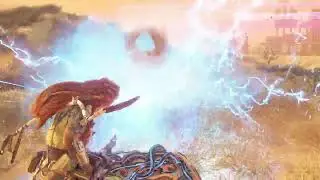 Mounted Slitherfang Coilblaster Rage against Rebels - Horizon Forbidden West