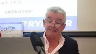 LIFT the passenger cap at Dublin airport, Michael O'Leary full presentation