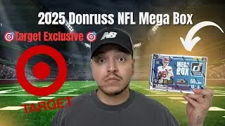 😭2025 DONRUSS NFL Mega Box! (Watch before you buy!) 