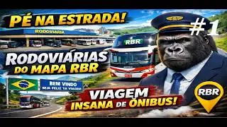 🔥AGORA MAPA RBR EXPLORANDO AS NOVIDADES ! 🚛 Pé na estrada com os ônibus.