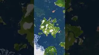 I found a Minecraft Continent Island Seed with a Village and Ancient City!