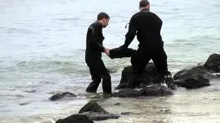 Royal Navy Bomb Disposal teams called to Ventnor - Isle of Wight 03.12.13