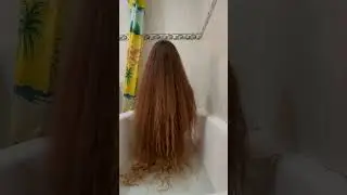 New long hair washing video. Growing my hair to the floor. Long hair washing new education video.