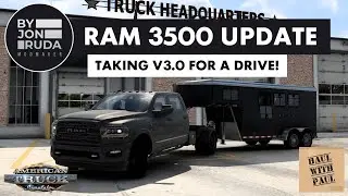 🔴 ATS | Jon Ruda RAM 3500 Update | V3 First Drive!