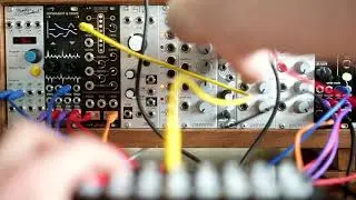 Eurorack Modular Ambient Improvisation - Ft. After Later Audio uBurst and Tall Dog uPlaits