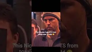 Nicolas Cage BTS from 