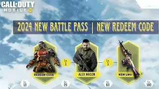 *БЕСПЛАТНО* Персонаж боевого пропуска Cod Mobile 2024 | Утечки нового оружия ручного пулемёта 2024 года | Новый рабочий код активации