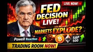 LIVE Trading Room: FED RATE DECISION & MARKET EXPLOSION! Stocks, Crypto, Futures