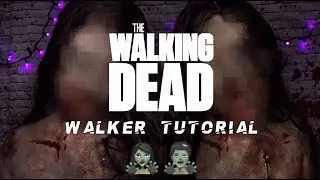 easy halloween sfx makeup / the walking dead zombie transformation