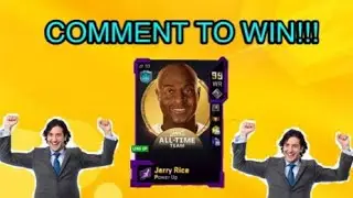 99 Overall Jerry Rice GIVEAWAY! Madden 20! COMMENT TO WIN!