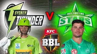 Sydney Thunder vs Melbourne Stars | Big Bash League 2021| Live Stream & Commentary!