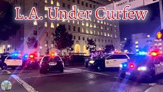L.A. After Curfew ⏰ | Los Angeles, California 🇺🇸 [4K]