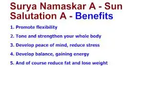 Yoga Dublin - How to do Sun Salutation A (Surya Namskar A)
