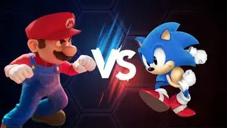 SMAX: Movie Mario VS Classic Sonic | Stop-Motion Test