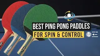 TOP 5 Best Ping Pong Paddles for Spin and Control 2026