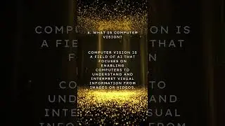 What is computer vision?