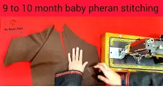 stitching of baby pheran for 9to10 month baby stitching is very easy method