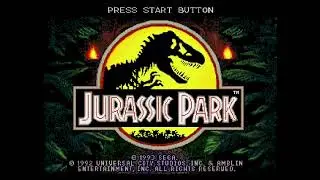 Jurassic Park Playthrough Longplay (Sega Genesis): Beating the Hardest Dinosaur Game