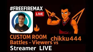 🔥 Custom Room Battles &ndash; Viewers vs Streamer LIVE | Free Fire Max #live #fflive