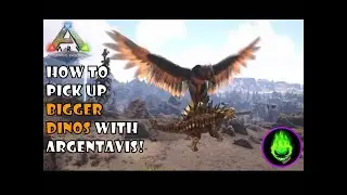 Ark - Как подобрать более крупных динозавров (например, Ankys) с помощью ARGENTAVIS!