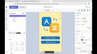 Tutorial Translator App in Thunkable