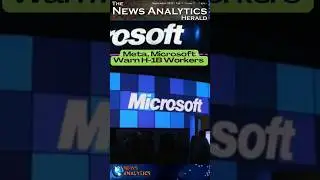 Meta, Microsoft Warn H-1B Workers Trump #Immigration #H1B #Meta
