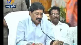 AP Minister Ganta Met Governor Narasimhan & Complaints Against Telangana On Universities Issue