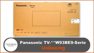 UNBOXING - Panasonic TV-43W93BE9 - Thomas Electronic Online Shop - LED Exklusivserie W93BE9