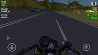 Cafe Racer v1.032 run: Track Thunderstorm two way, mode TimeTrial #caferacergame