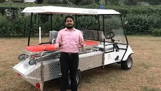 Electric Ambulance for hospital use / golf cart / ambulance buggy  / E-hospital cart