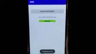 Android Support Vector Machine Demo - Classifying Movement