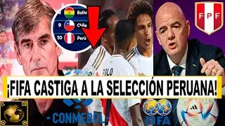 &iexcl;TERRIBLE! FIFA LE QUITA 3 PUNTOS A PER&Uacute; Y SE LOS REGALA A BOLIVIA TRAS RECLAMO DE LOS BOLIVIANOS?