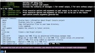 Drupal Console --root option demo