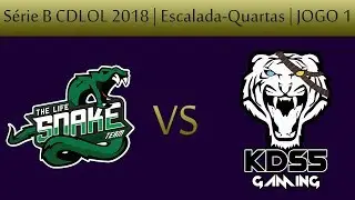 TLS vs KDS5 | S&eacute;rie B - Quartas - Escalada S8 CDLOL 2018 | JOGO 1