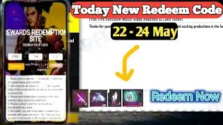 FREE FIRE TODAY 22 24 MAY FFWS FF REWARD FREE FIRE REDEEM CODE | NALAYAKLIVE