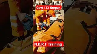 N.D.R.F Training camp at I.T.I Nurpur.