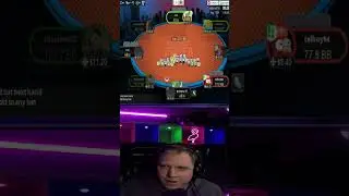 JJ ALL IN Preflop Multiway, CAN WE HOLD? 😂😨🤣😂 #shorts #poker #pokerstars #onlinepoker #poker #viral