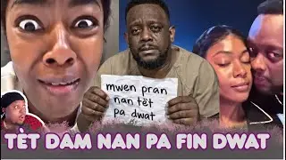Carel Pedre antrave pirèd tande aksyon mennaj li apèn fè 😳 tèt demwazèl sa sanble pa finn dwat 😭hmm