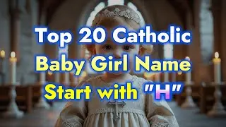 Top 20 Catholic Baby Girl Names Starting with H ✝️👶 | Holy & Graceful Names #CatholicBabyNames