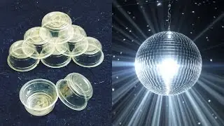 Wall hanging room decor | plastic glass jhumar craft idea | jhumar kaise banaye 