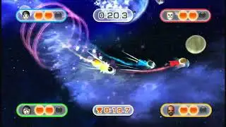 Wii Party Cosmic Capers - Was it really a tie?