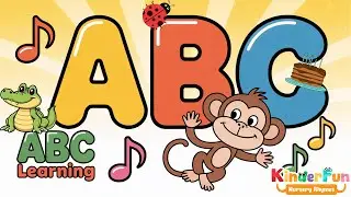 ABC Phonics Song | Learn Letters & Sounds | Educational Video for Kids | KinderFun Nursery Rhymes