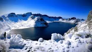 [백두산 여행] Four Seasons of Baekdu Mountain / 백두산의 사계절/하나투어 스티커